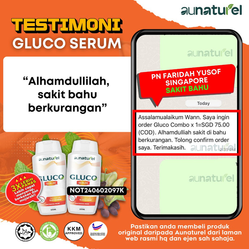 Testimoni Pn Faridah Yusof, Singapura, sakit bahu
