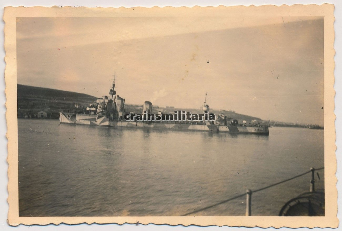 Orig. Foto Kriegsmarine Schiff Kreuzer Zerstörer