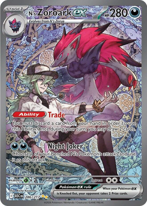 N's Zoroark Ex. SIR. ME: Ascended Heroes 286/217