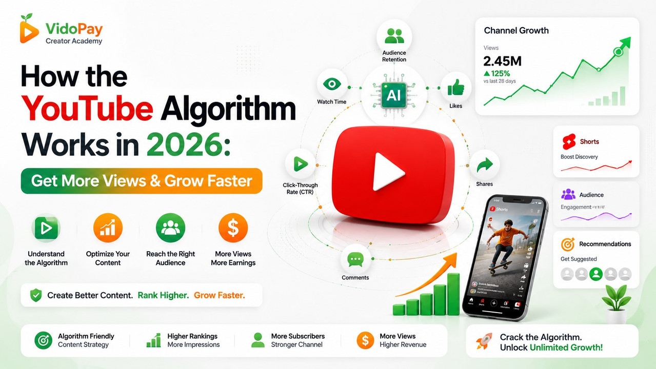 YouTube Algorithm 2026 Banner