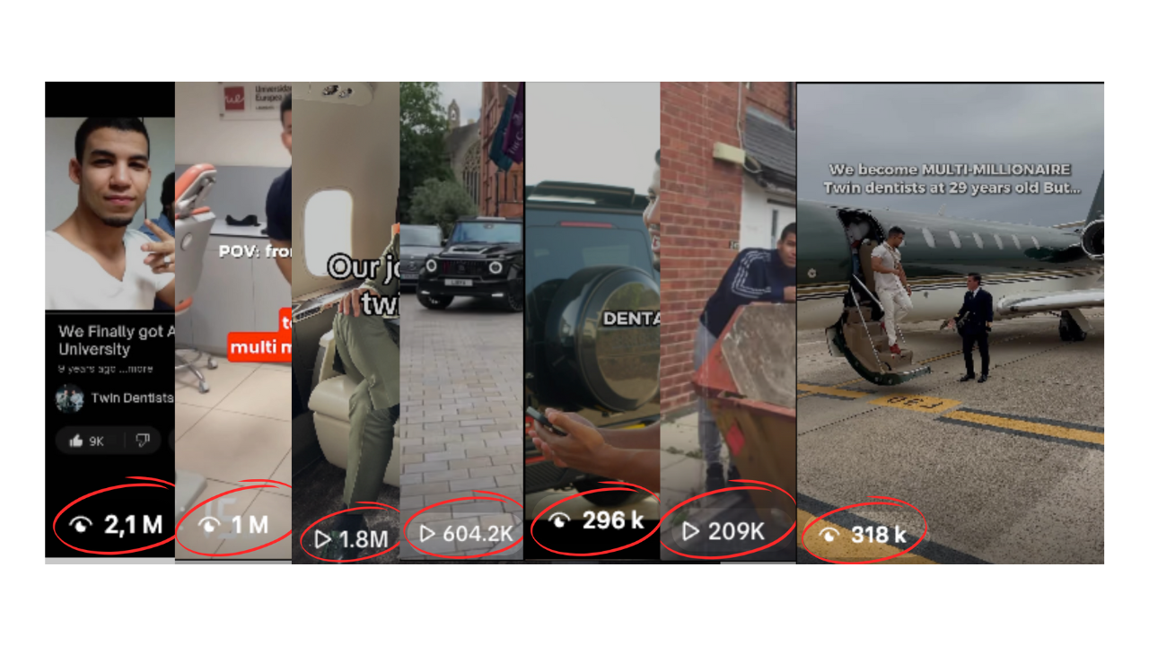 1st Month Working Together - Gained 20K+ Followers statistics