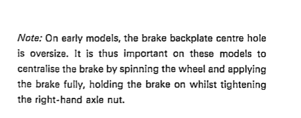 Adjust front drum brake norton commando