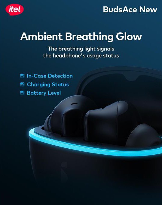 itel Buds Ace New Elegant Wireless Earbuds Modern Presentation