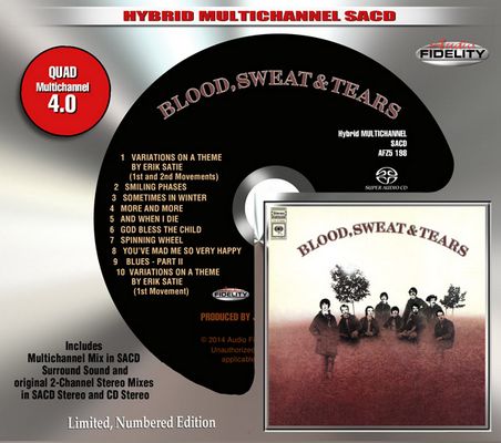 Blood, Sweat & Tears - Blood, Sweat & Tears (1968) [2015, Audio Fidelity Remastered, CD-Layer + Hi-Res SACD Rip]