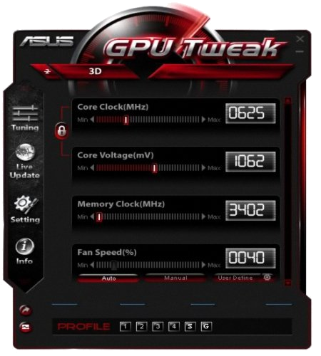 ASUS GPU Tweak II 2.2.1.0 GPU