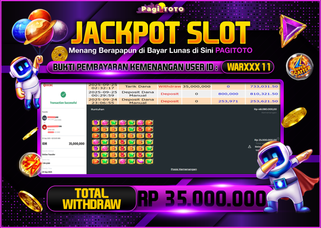 HAPPY JACKPOT MEMBER PAGITOTO SLOT SUGAR RUSH 1000 Rp 35.000.000-, - LUNAS