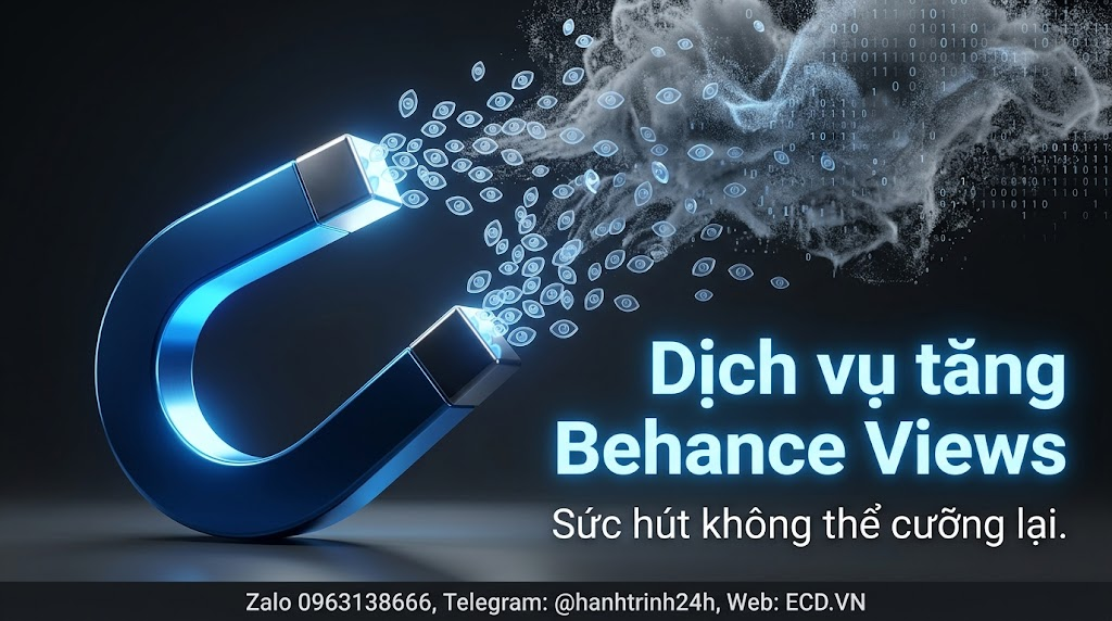 dịch vụ tăng behance views 2024 cho creative