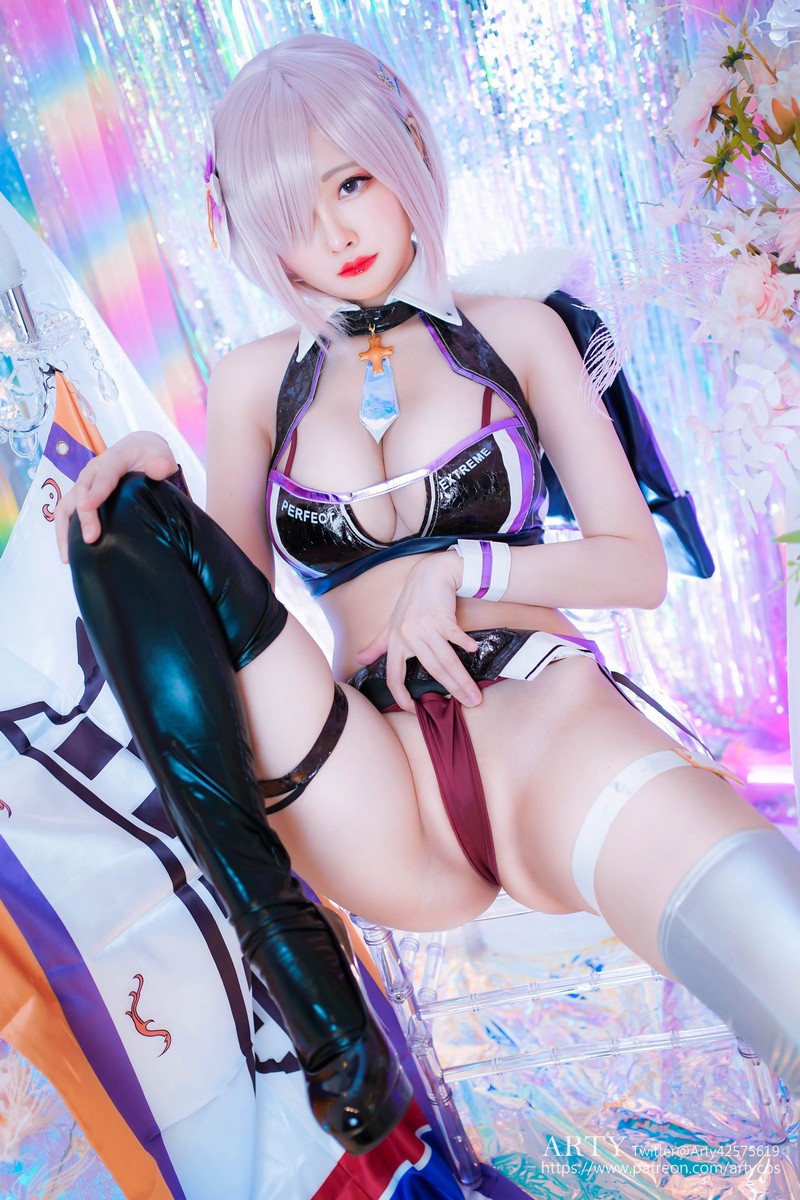 Arty亚缇 Mash Racing Suit Cosplay (FGO)【22P｜63.7MB】插图5