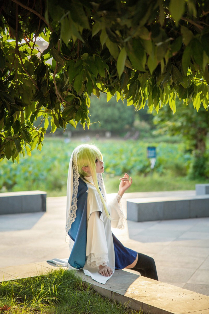 艾西Aiwest 白圣女塞西莉亚Cosplay写真图集 高清美图合集 24P (121.1M)插图4