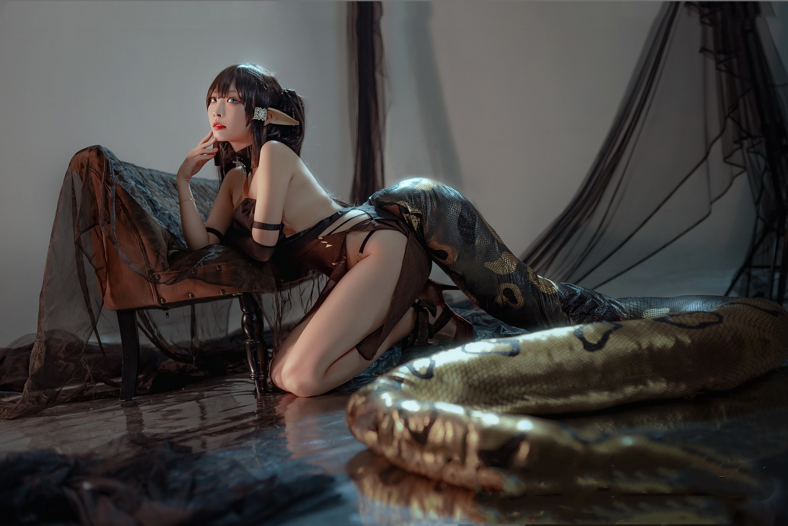 宮本桜 森蚺 同人 Cosplay 写真合集｜重装干员主题（26P｜298MB）插图3