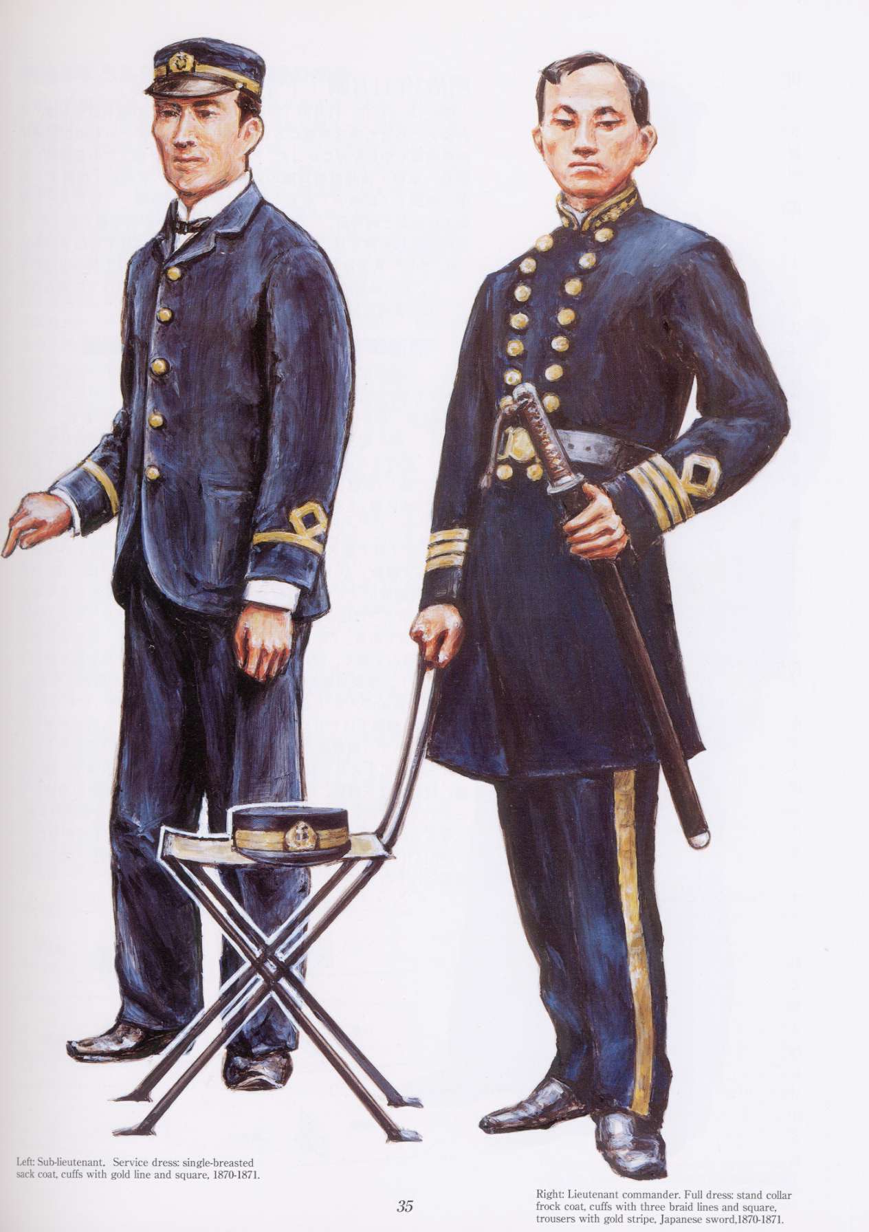 Uniforms of Japanese Navy 1867 1945 ???????? 035 — Postimages
