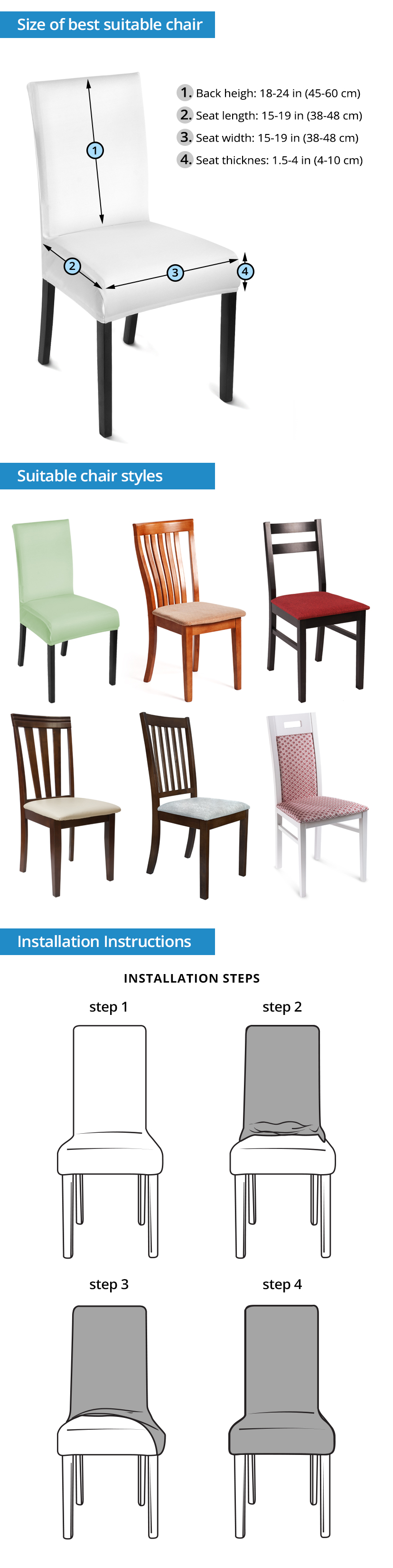 Dining Chair Styles Chart