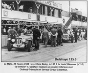 24 HEURES DU MANS YEAR BY YEAR PART ONE 1923-1969 - Page 17 38lm10-Delahaye135-CS-LVilleneuve-Ren-Biolay-1