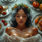 Garden wedding wom served Blackh series B Big 0 02