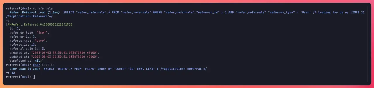 New user referral