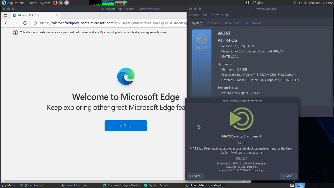 Linux-Microsoft-Edge-ParrotOS