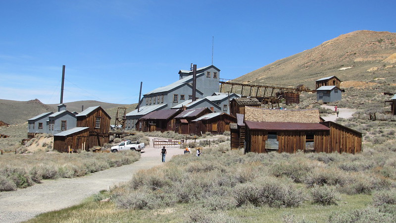 Penampakan Kota Bodie, California, destinasi misteri di Amerika Serikat.