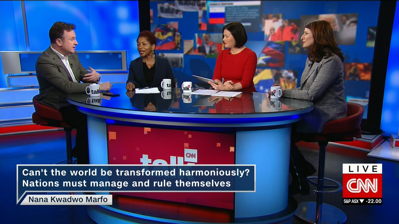 31 January - 12.00.00 - CNN Talk. CNN Talk tackles the political
