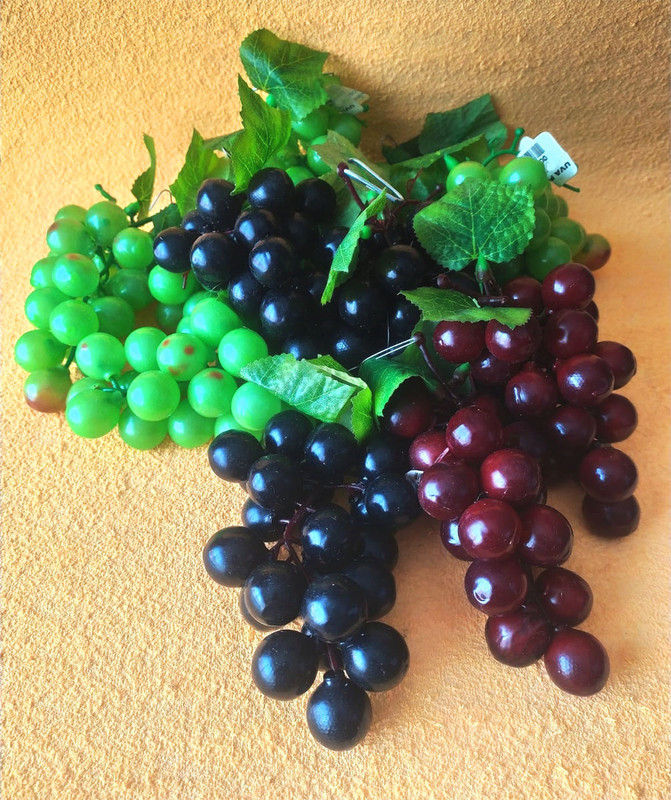racimo de uvas artificiales para decoracion uvas realistas