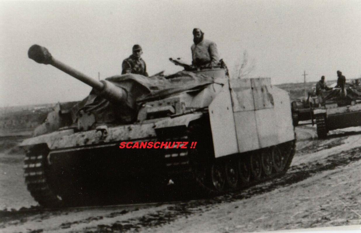 STURMGESCHÜTZE mit Pendelschürze - Brigade 226 Marsch in Mga Ruß