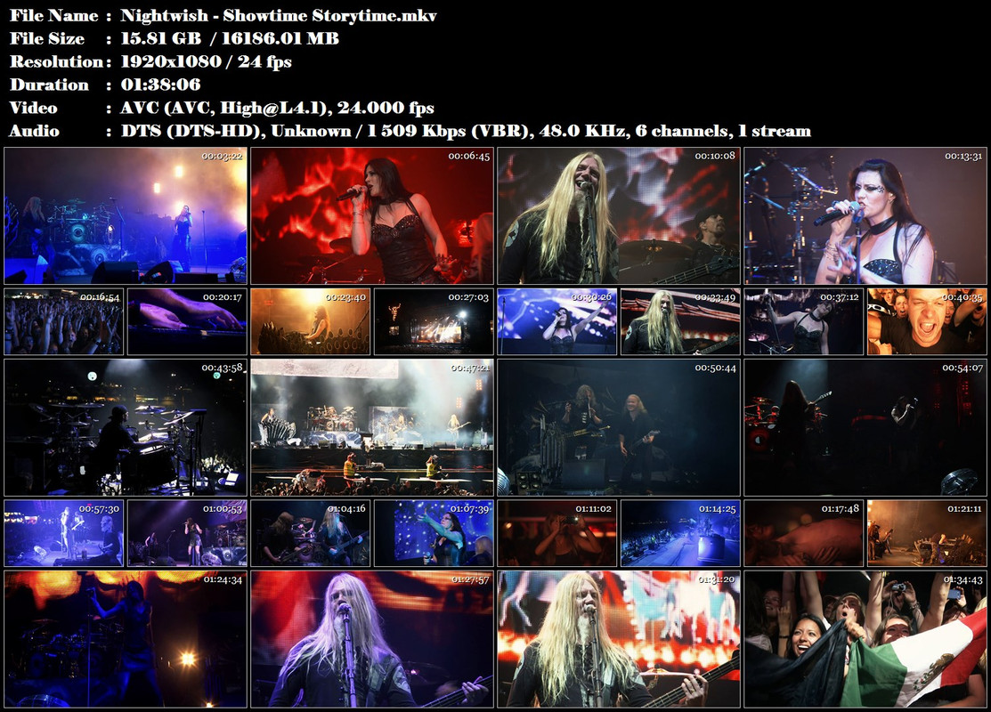 Re: Nightwish - Showtime, Storytime (2013) Blu-ray
