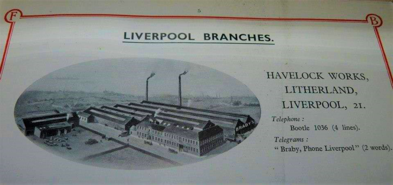 1920 Braby's Havelock Works Litherland a