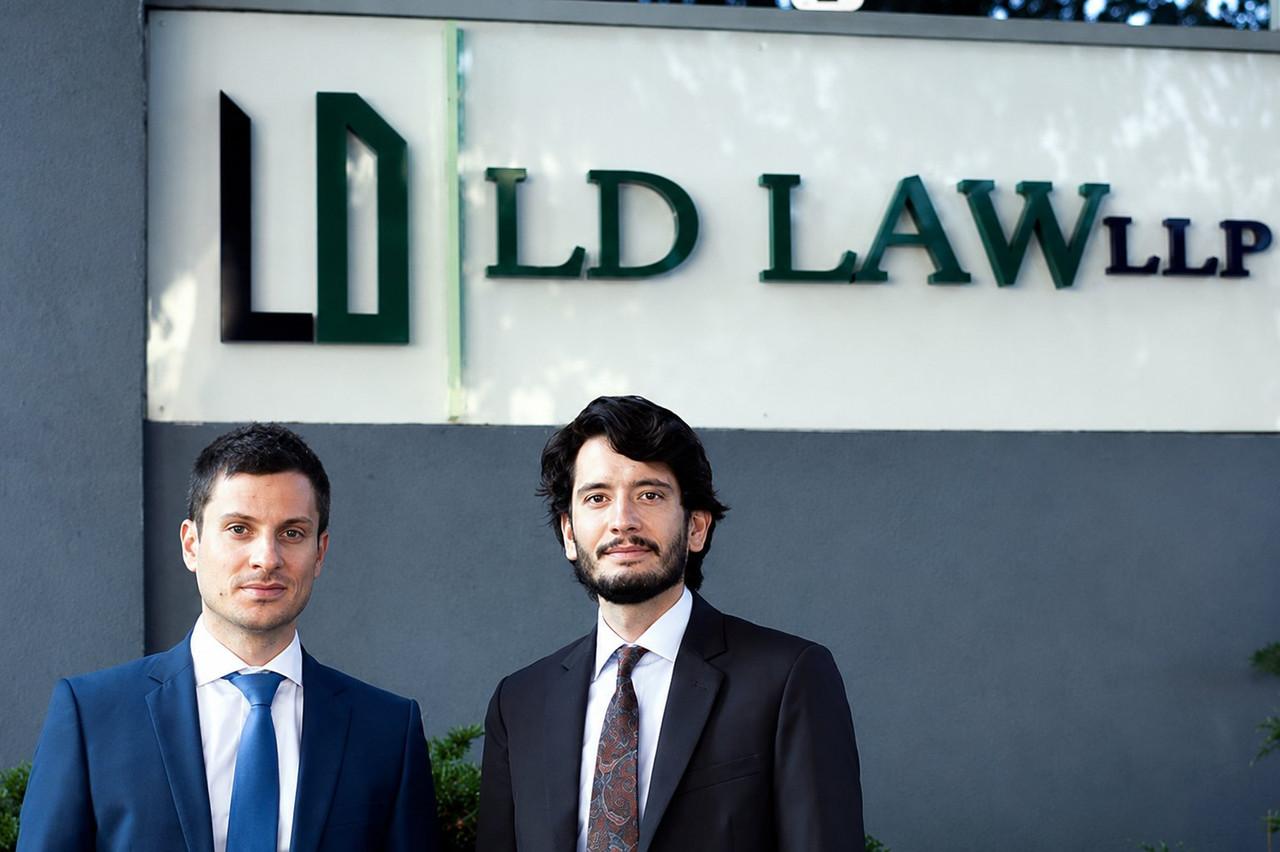 LD Law LLP team outside the Toronto office