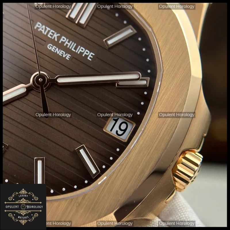 Patek Philippe Nautilus 5711 Automatic 40mm Gold Plated Chocolate Dial - Super Clone