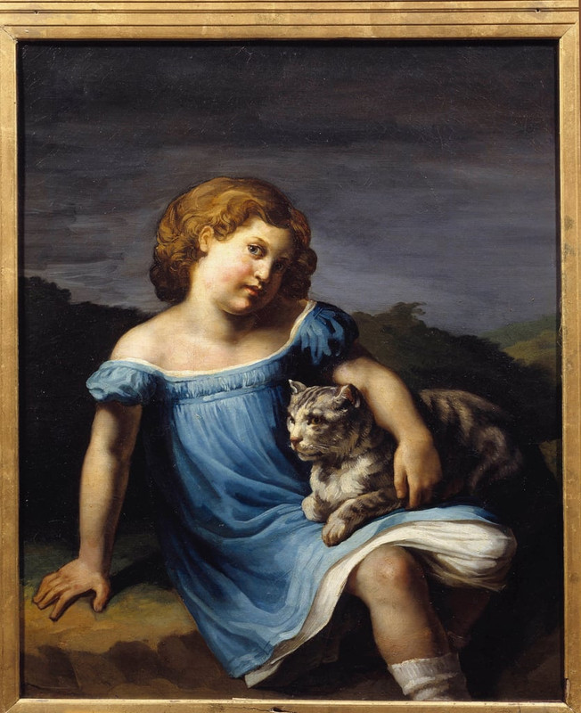 Theodore-Gericault-Portrait-of-Louise-Vernet-child-1814-1845-daughter-of-the-painter-Horace-Ve