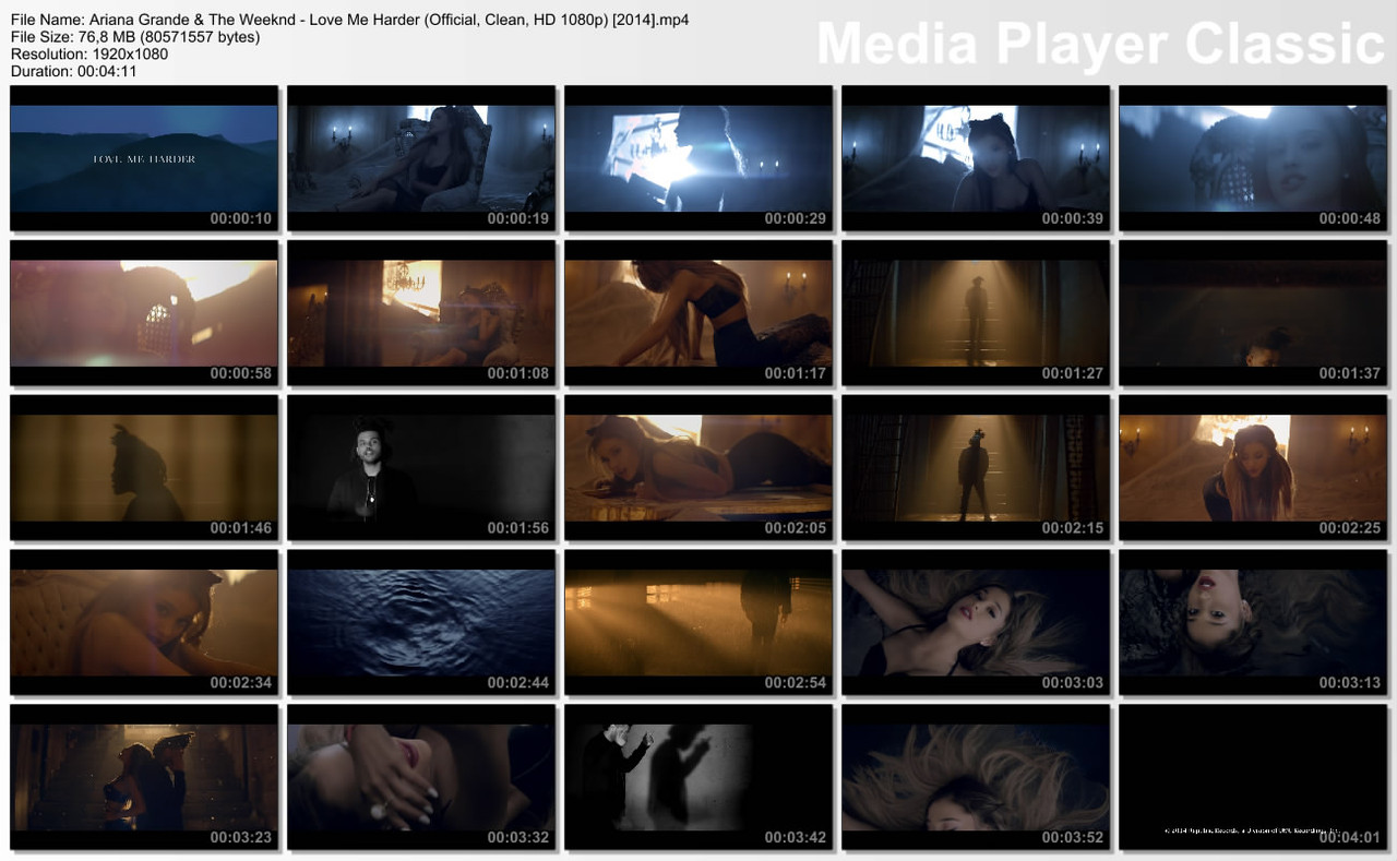 Ariana Grande & The Weeknd - Love Me Harder (Official, Clean, HD