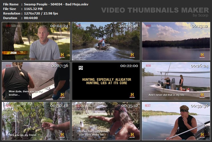 Swamp People - S04E04 - Bad Mojo.mkv