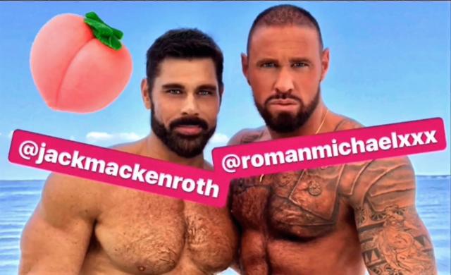 Michael Roman & Jack Mackenroth in Fire Island flip