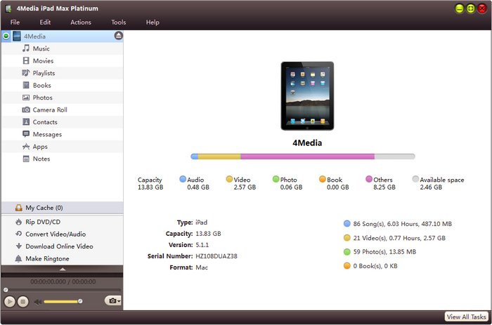 4Media iPad Max Platinum 5.7.31 (Build 20200516) Multilingual 4Media iPad Max Platinum 5.7.31 (Build 20200516) Multilingual