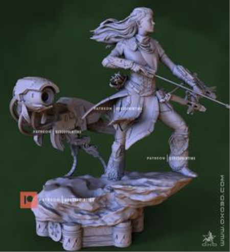 OXO3D – Aloy From Horizon Zero Dawn – 3D Print Model
