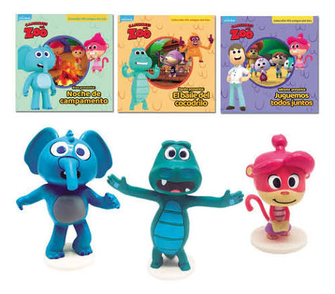 LIRO CON MUÑECO CANCIONES DEL ZOO (6 MODELOS)