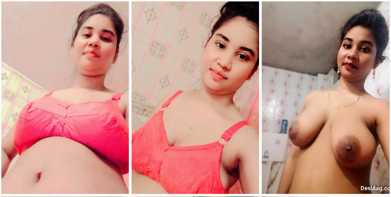 Horny Big booby Babe Pressing Boobs Fingering  make cum nude video