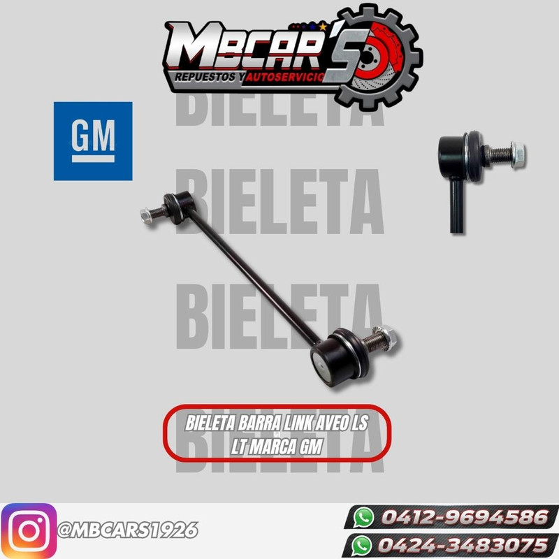 BIELETA BARRA LINK AVEO LT LS