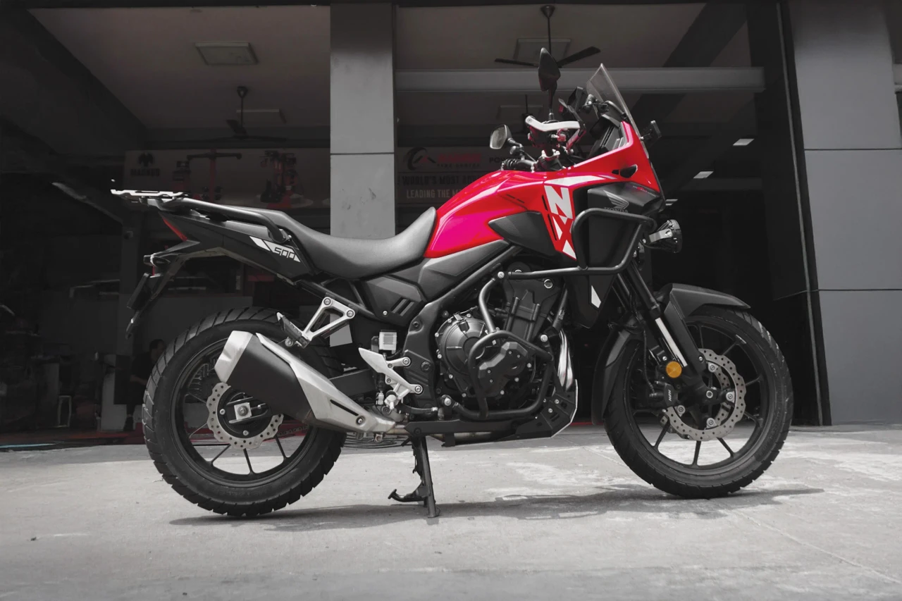 Honda NX500 tyre fitment context