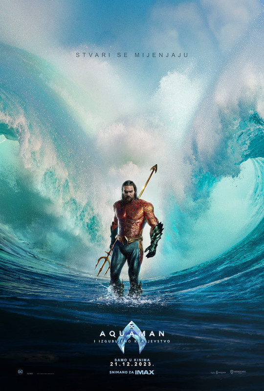 Akcijski fantasy ‘Aquaman i izgubljeno kraljevstvo’ u prosincu 2023. u kinima