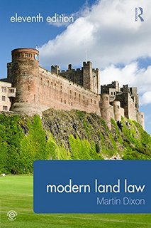 Modern Land Law, 11th Edition
