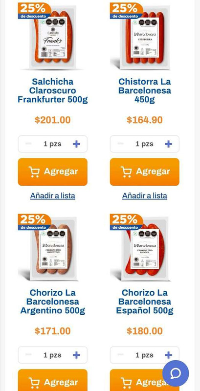 Chedraui: 25% de descuento en productos de salchichonería La Barcelonesa 
