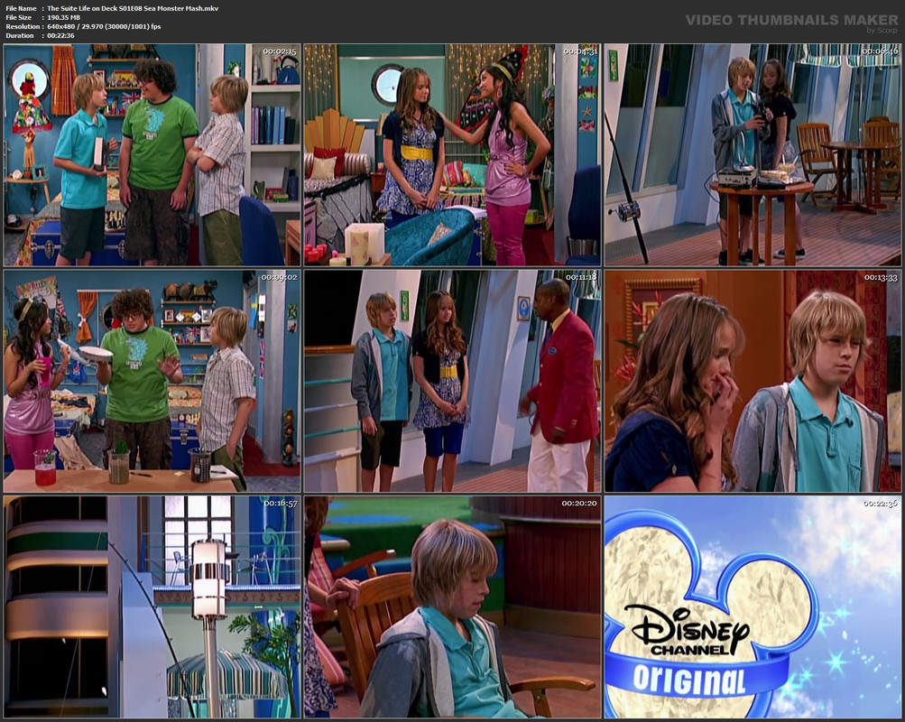 The Suite Life on Deck S01E08 Sea Monster Mash.mkv