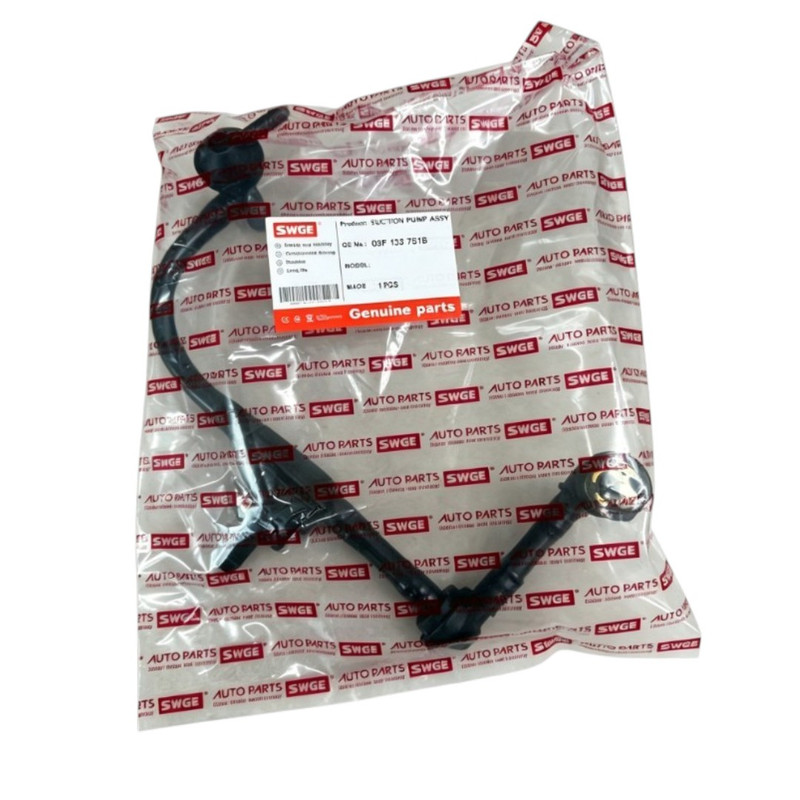 Volkswagen Audi Engine System Series Suction Jet Pump Vacuum Hose for Polo 6R Vento Beetle Golf MK6 Jetta Touran Audi A3 1.2 TSI (OE: 03F133751B / 03F133751 / 06B133751AK / 03C133751)