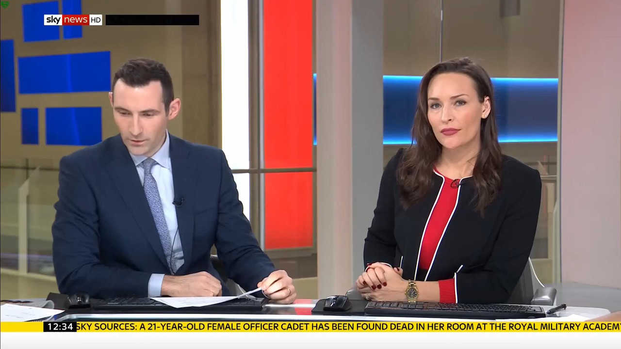 08 February - 12.00.00 - Sky News. Colin Brazier and Jayne Secke