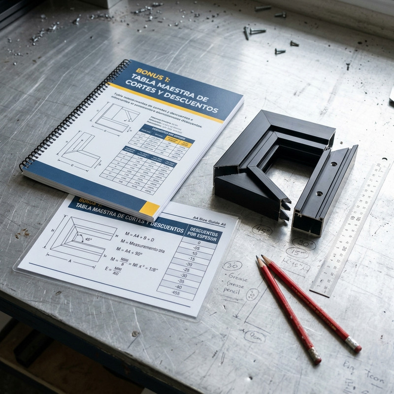 Mockup Bonus 1: Tabla Maestra de Cortes