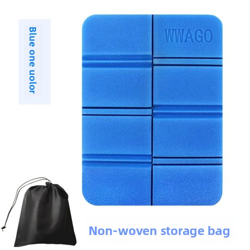 5 Pack Blue Portable Folding Foam Seat Pads Waterproof Damp Proof Mats for Park Camping Beach Hiking global Outdoor Activities