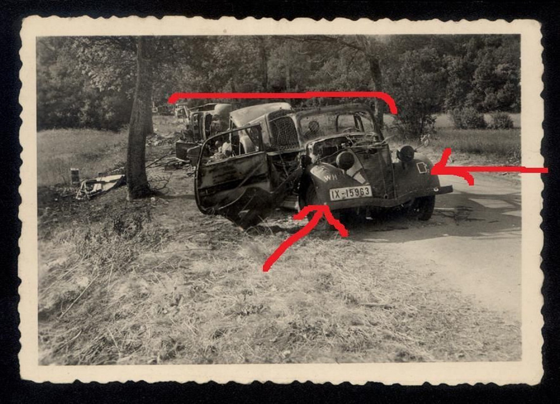 Deutsch-Säule zerstört Auto Russland