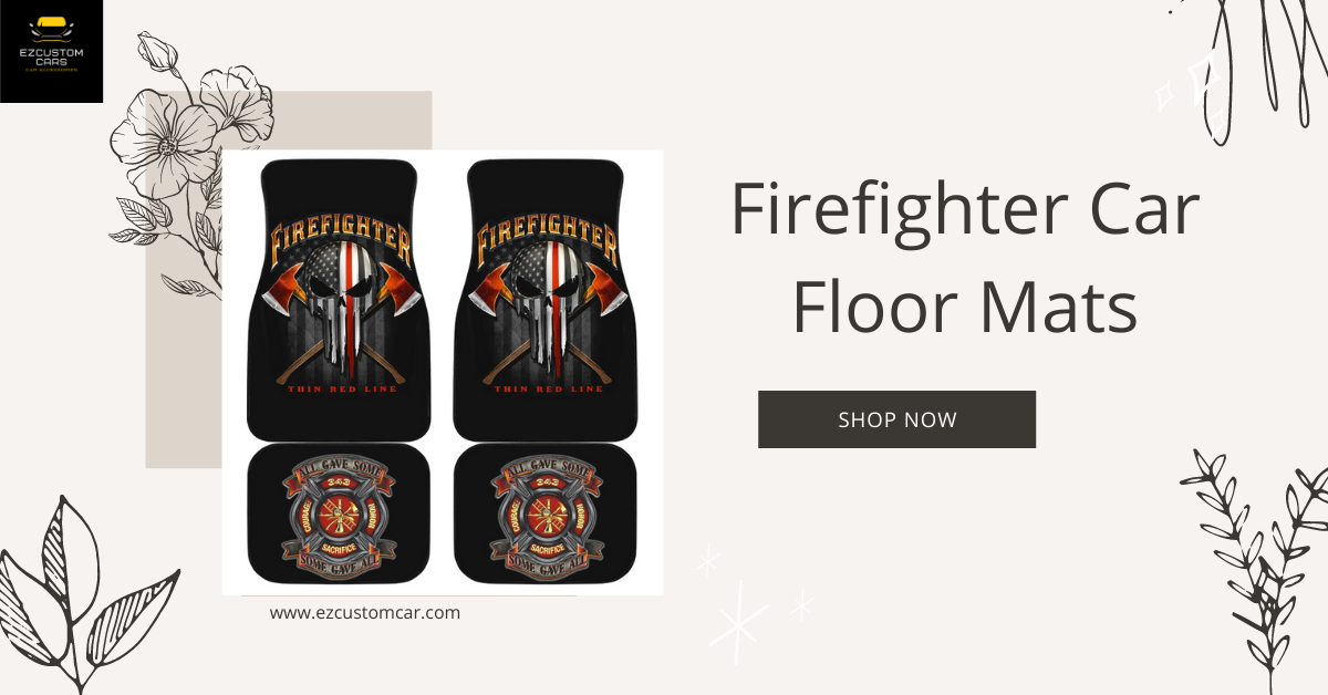 Firefighter Car Floor Mats