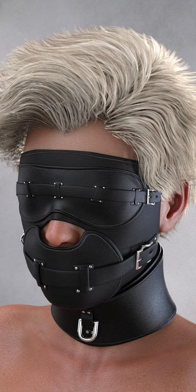 Blindfold Mask And Posture Collar Blindfold Mask And Posture Collar