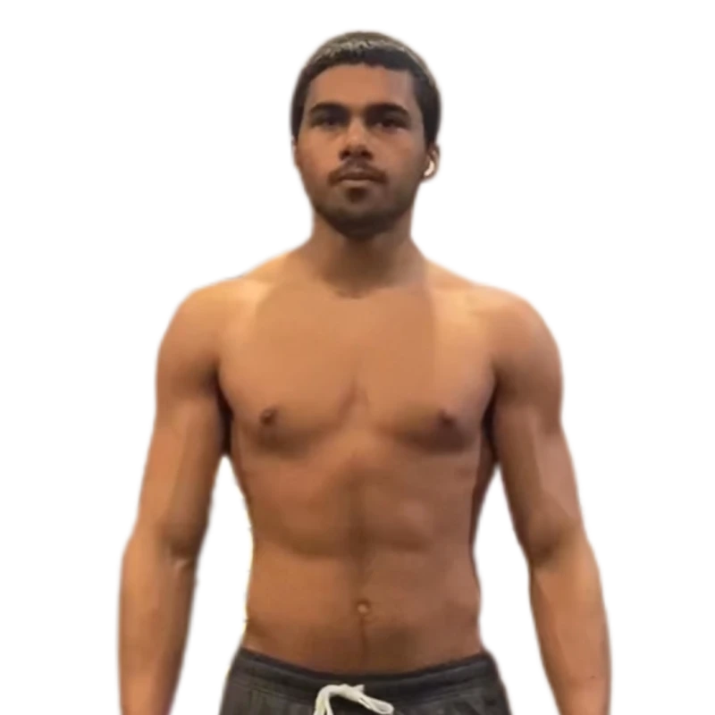 Before transformation - full body